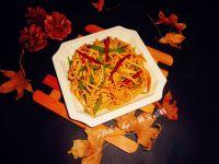 双椒豆腐丝的做法步骤10