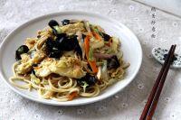 鹅蛋炒意面的做法步骤11