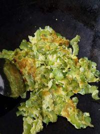 苦瓜煎鸡蛋的做法步骤8