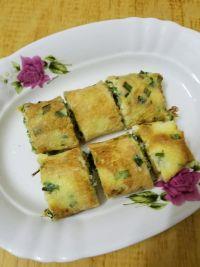 鸡蛋韭菜卷的做法步骤6