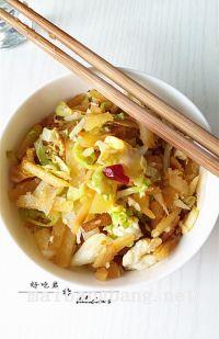 家常炒饼丝的做法步骤13