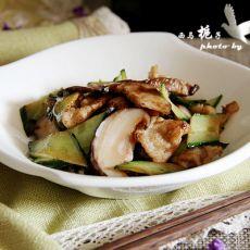 椎茸炒肉片