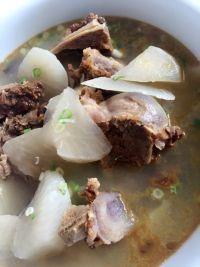 腊排萝卜汤的做法步骤12