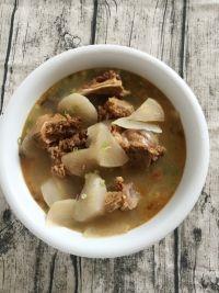 腊排萝卜汤的做法步骤13