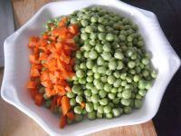 鸡蛋烧豌豆的做法步骤3