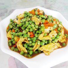 鸡蛋烧豌豆