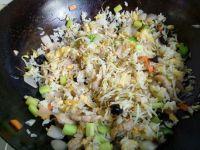 肉蔬炒饭的做法步骤9