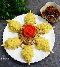 鸡丝棒棒凉面#小虾创意料理#的做法步骤10