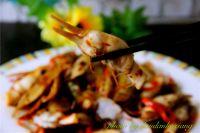 辣炒蛏子的做法步骤8