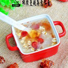 桃胶蔓越莓薏仁羹