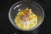 山药鱼板面团子#小虾创意料理#的做法步骤5