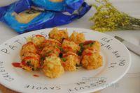 山药鱼板面团子#小虾创意料理#的做法步骤10