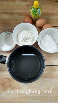 烫面戚风的做法步骤1