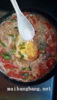干贝酱西红柿鸡蛋面的做法步骤10