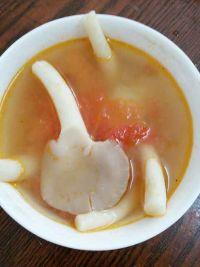 平菇番茄肉丝汤的做法步骤8