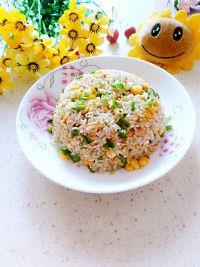 青椒玉米蛋炒饭的做法步骤8