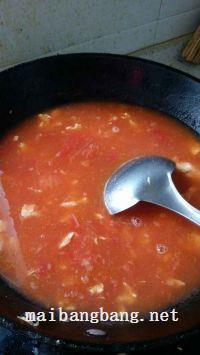 茄汁炖年糕的做法步骤7