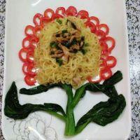 花样方便面#小虾创意料理#的做法步骤10