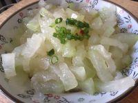 虾油拌冬瓜的做法步骤7