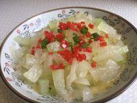 虾油拌冬瓜的做法步骤9
