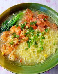 虾仁骨汤面#小虾创意料理#的做法步骤10