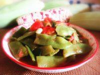 茄汁扁豆角的做法步骤7