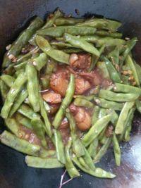 炖豆角肉块的做法步骤8