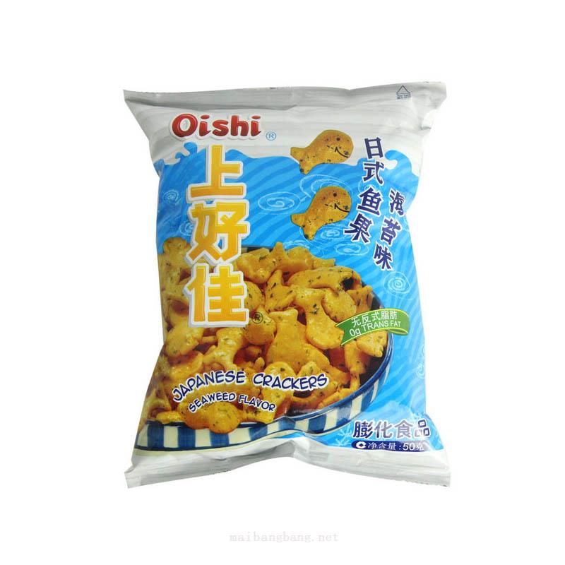 膨化食品上好佳日式鱼果海苔味50g50g